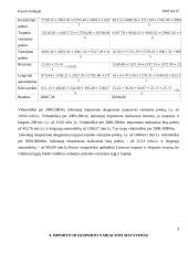 Importo ir eksporto statistinis tyrimas 8 puslapis