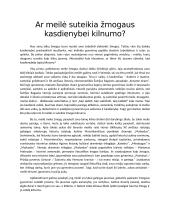 Ar meilė suteikia žmogaus kasdienybei kilnumo? (Šatrijos Ragana, Marcinkevičius)