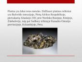 Platina – periodinės elementų lentelės VIII grupės cheminis elementas 3 puslapis