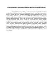 Kilnaus žmogaus paveikslas skirtingų epochų rašytojų kūriniuose (Kudirka)