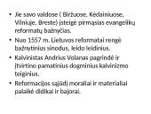 Reformacija bei Katalikų bažnyčios reforma LDK 8 puslapis