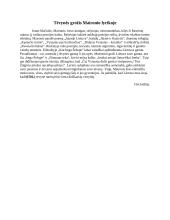 Tėvynės grožis Maironio lyrikoje