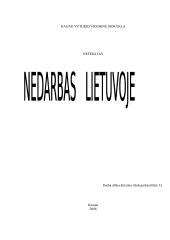 Nedarbo problemas Lietuvoje: bedarbystę aptariant kaip socialinį reiškinį