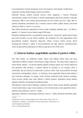 Lietuvos banko teisinis statusas Lietuvai įstojus į ES 4 puslapis