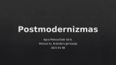 Kas yra postmodernizmas?