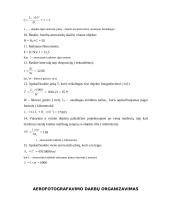 Skridimo – fotografavimo žemėlapio projektavimas ir sudėtingų objektų uždaviniai erdviniuose brėžiniuose 11 puslapis