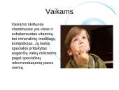Vitaminai ir jų nauda 7 puslapis