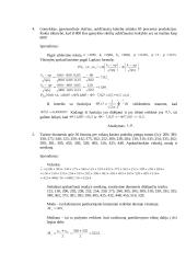 Statistikos užduotys su sprendimais 2 puslapis