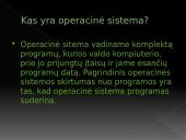 Operacinės sistemos (kompiuterio) 2 puslapis