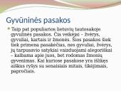 Pasakojamoji tautosaka (skaidrės ir testas) 16 puslapis