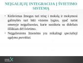 Neįgaliųjų integracija Lietuvoje skaidrės 14 puslapis