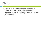 Highland dress – Scottish traditional costume 2 puslapis