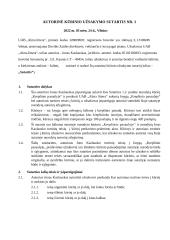 Autorinė kūrinio užsakymo sutartis