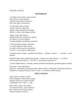 Jonas Aistis - II-oji neoromantikų karta - kūryba 3 puslapis