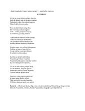 Jonas Aistis - II-oji neoromantikų karta - kūryba 4 puslapis