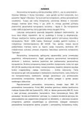 Asmeninio kompiuterio išorinė techninė sandara 3 puslapis