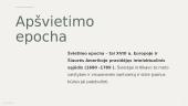 Apšvietos epocha skaidrės 3 puslapis