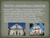 Barokas Lietuvoje skaidrės 4 puslapis
