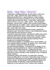 Milžiniškas Azijos žemynas 2 puslapis