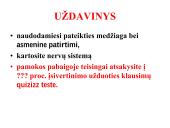 Nervų sistemos valdymas (neuronai, sinapsė, refleksai, nervai, galvos ir nugaros smegenys) 3 puslapis