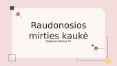 Raudonosios mirties kaukė