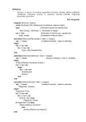 Free Pascal. Dvimačiai masyvai arba matricos 12 puslapis