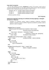 Free Pascal. Dvimačiai masyvai arba matricos 15 puslapis