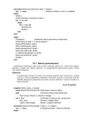 Free Pascal. Dvimačiai masyvai arba matricos 16 puslapis