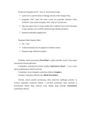 MS PowerPoint. Pranešimo iliustracijų ruošimo pagrindai ir priemonės 2 puslapis