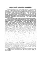 Kūrybos tema katastrofų laikotarpio literatūroje