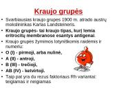Kraujo grupių paveldėjimas (skaidrės) 3 puslapis