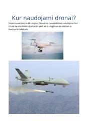 Referatas apie dronus 8 puslapis