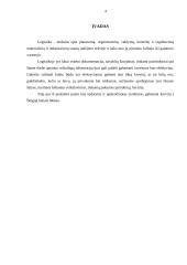 Logistikos verslo administravimas 4 puslapis