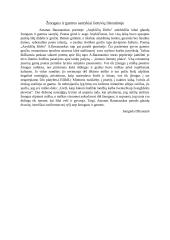 Žmogaus ir gamtos santykiai lietuvių literatūroje
