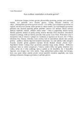 Kas svarbiau: materialinė ar dvasinė gerovė?