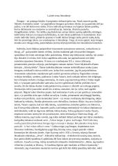 Laimės tema literatūroje (Mykolaitis-Putinas, Sarbievijus)