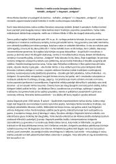 Išminties ir meilės svarba žmogaus tobulėjimui (kūrinių palyginimas)