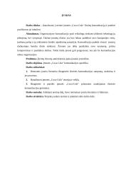 UAB „Coca-Cola“ įmonės išorinės komunikacijos analizė 6 puslapis