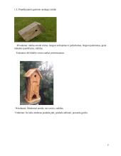 Technologijų mokyklinio egzamino darbo aprašas. „Dviaukštis inkilas“ 9 puslapis