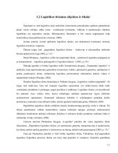 Gamybos logistikos sistemos valdymas UAB „Jornas“ pavyzdžiu  12 puslapis