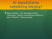 Kalba – gyvas organizmas skaidrės 9 puslapis