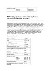 Saules sistemos planetos, jų charakteristikos 13 puslapis