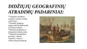 Renesanso pažanga. Geografiniai atradimai 12 puslapis
