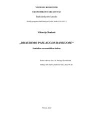 Draudimo paslaugos bankuose