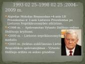 Atkurtos Lietuvos Respublikos prezidentai (nuo 1990 m.) 2 puslapis