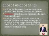 Atkurtos Lietuvos Respublikos prezidentai (nuo 1990 m.) 5 puslapis