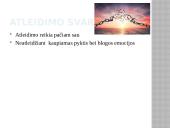 Atleidimas, jo svarba gyvenime 4 puslapis