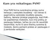 Pridėtinės vertės mokestis (PVM) skaidrės 3 puslapis