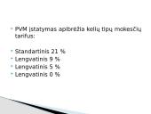 Pridėtinės vertės mokestis (PVM) skaidrės 7 puslapis