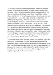 Tėvų ir vaikų santykiai J. Grušo tragikomedijoje ,,Meilė, džiazas ir velnias“ 2 puslapis